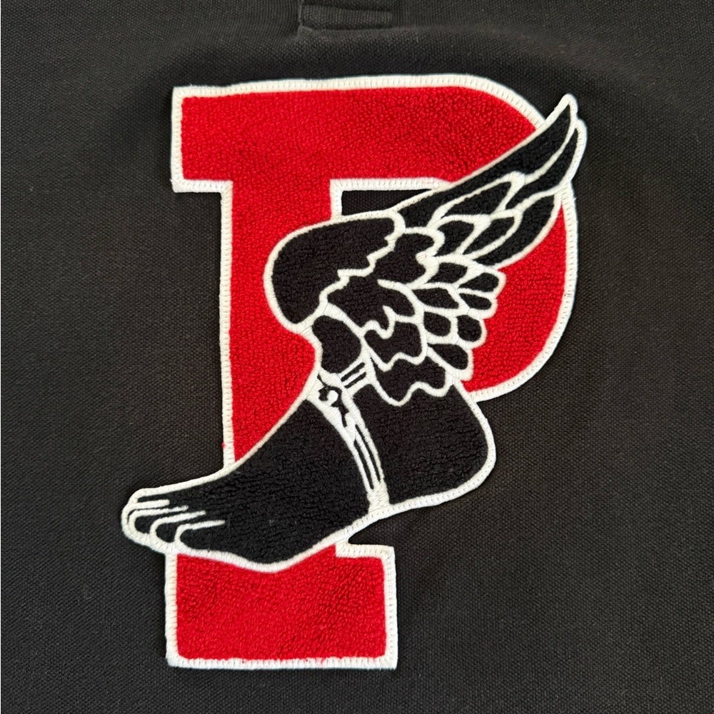 Polo Ralph Lauren P-Wing Patch Embroidered Black/Red/White Polo - Picture 4 of 8